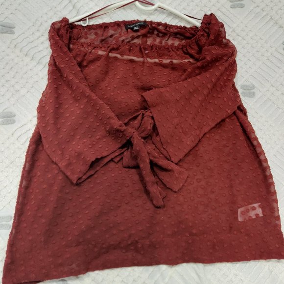 Lord & Taylor 3/4 Length Sleeves Top - Picture 5 of 7